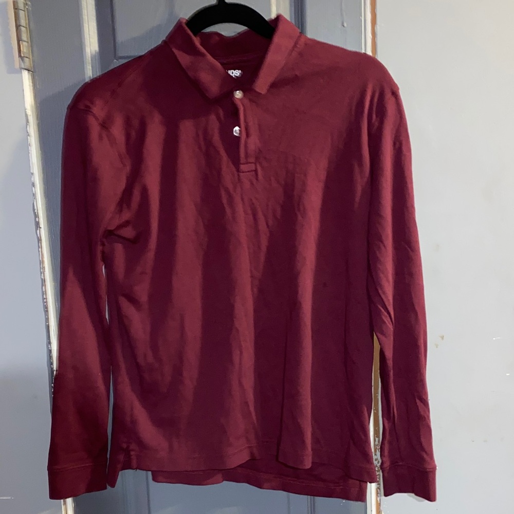 Lands' End Kids Burgundy Polo Shirt